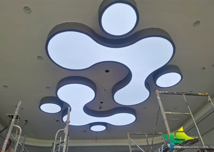 泰安城市森林雅果購物超市軟膜吊頂案例 泰安城市森林雅果購物超市軟膜吊頂案例